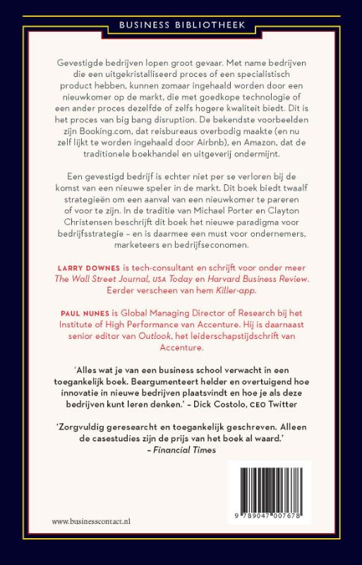 Achterkant van Big bang disruption