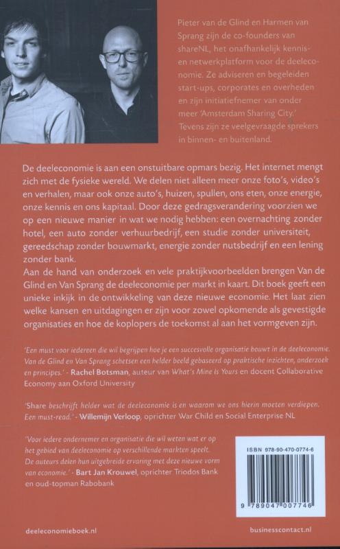 Achterkant van Share