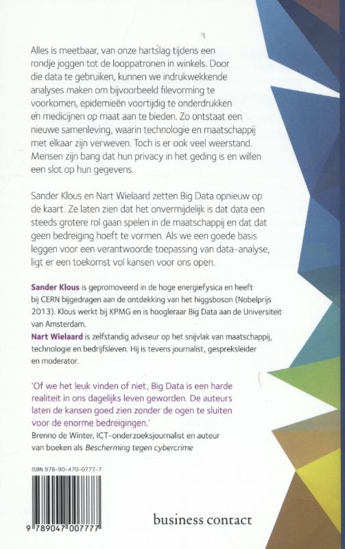 Achterkant van Wij zijn big data