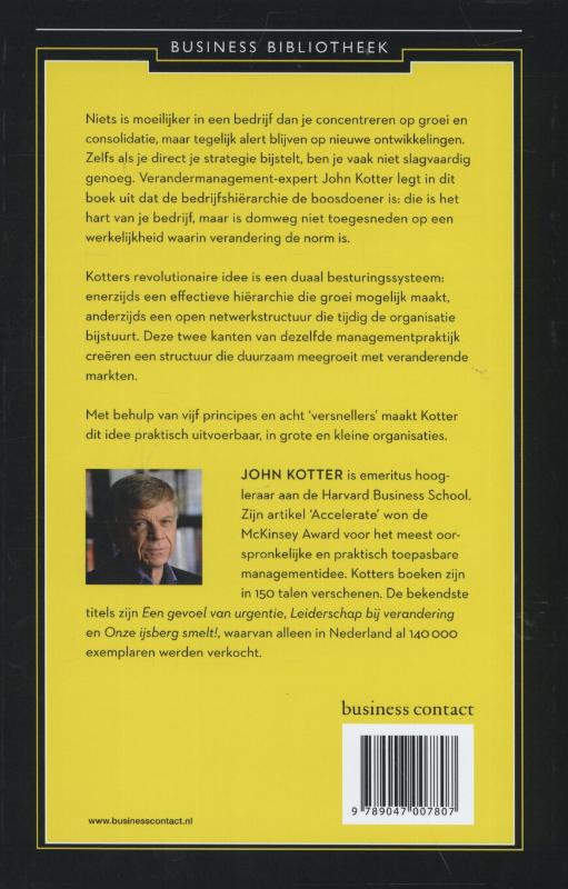 Achterkant van Versnellen!