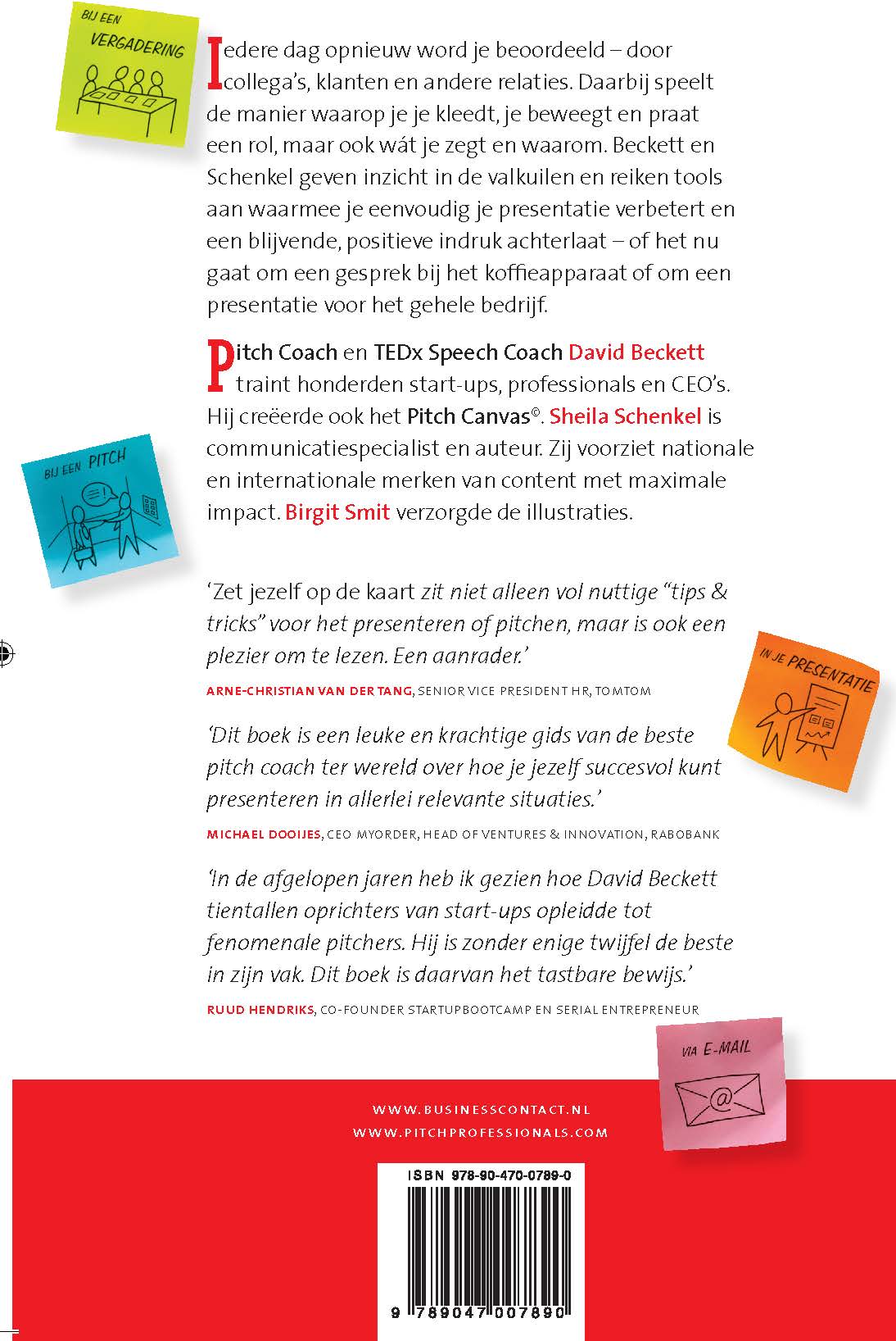 Achterkant van Zet jezelf op de kaart