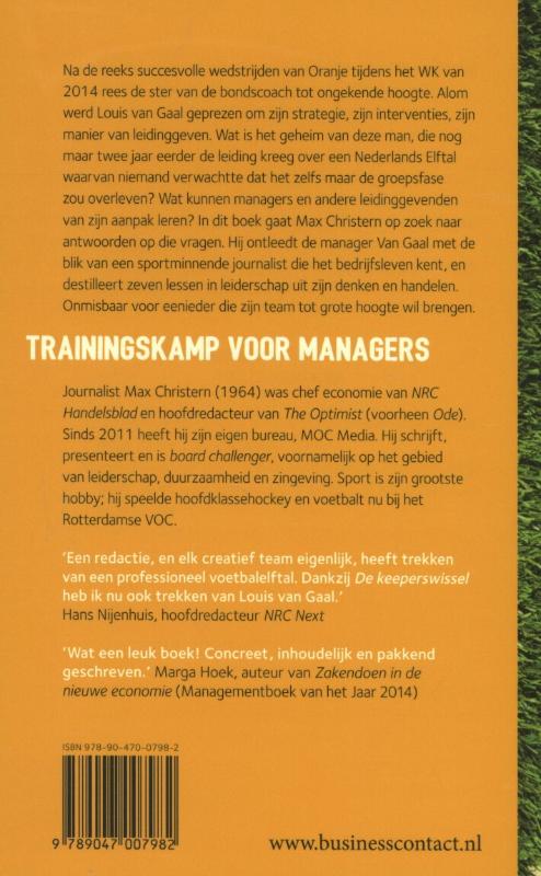 Achterkant van De keeperswissel