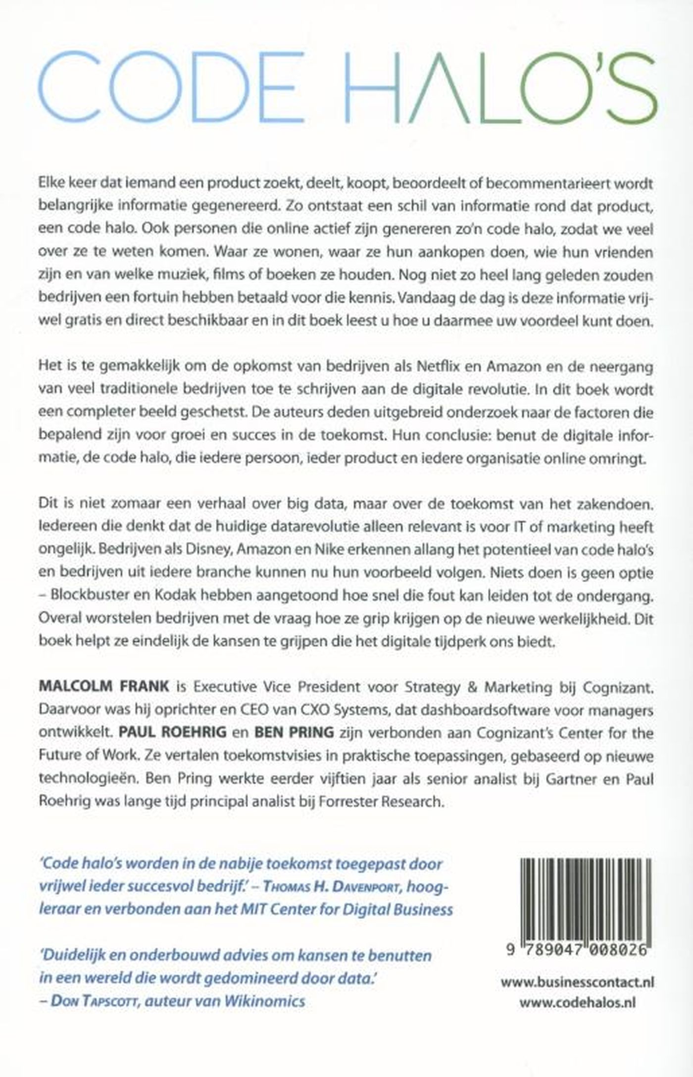 Achterkant van Code halo's