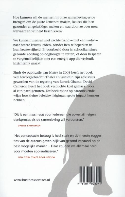 Achterkant van Nudge