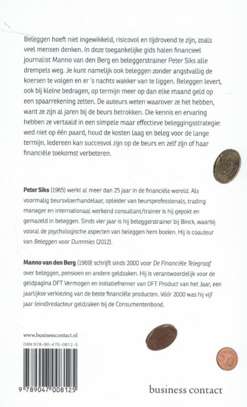 Achterkant van Beleggen is niet eng