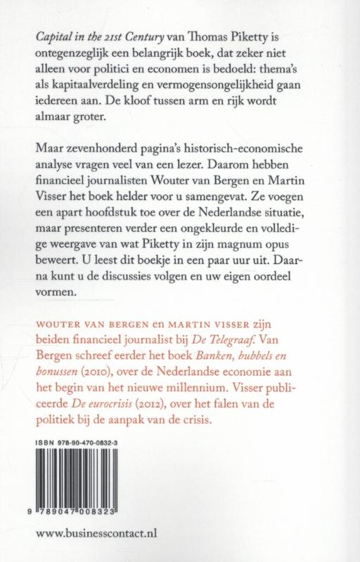 Achterkant van De kleine Piketty