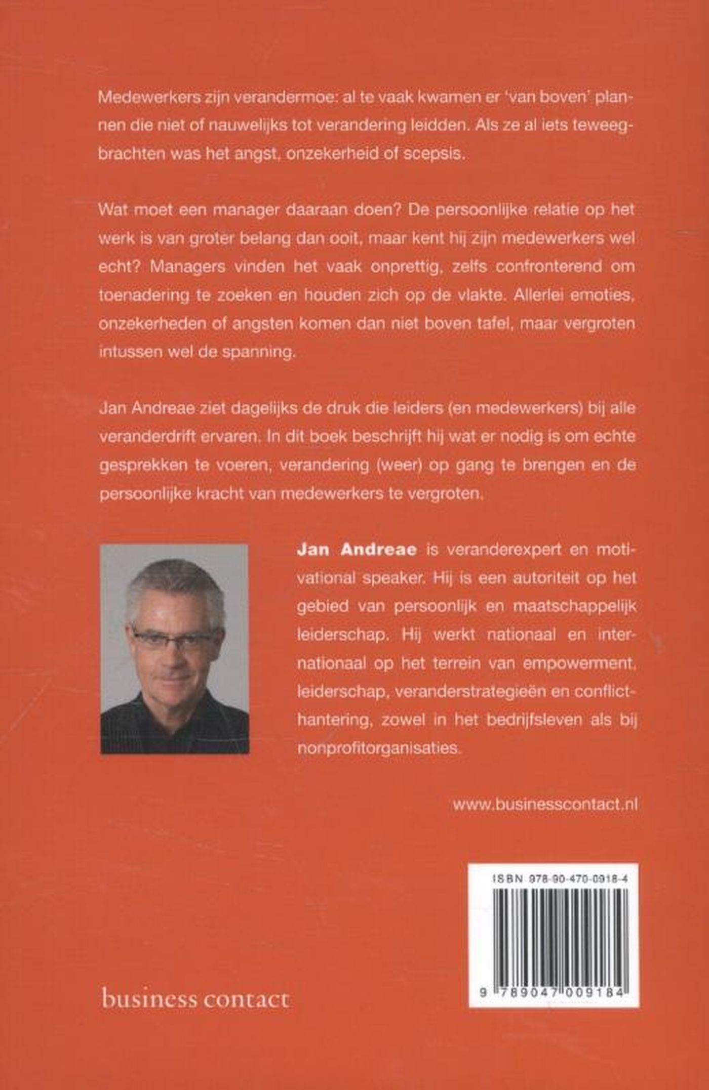 Achterkant van Verandermoe
