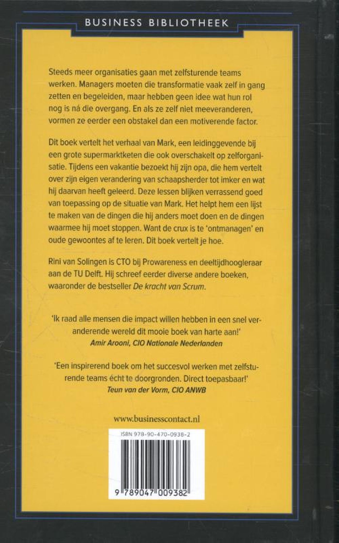 Achterkant van De bijenherder