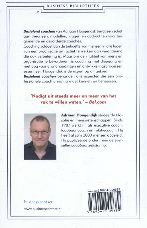 Achterkant van Bezielend coachen