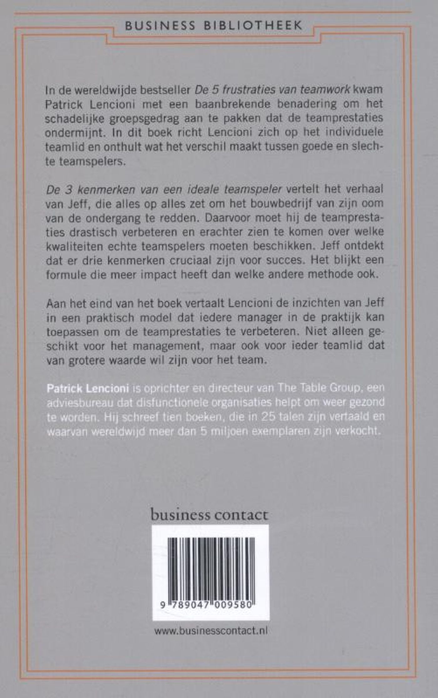 Achterkant van De 3 kenmerken van een ideale teamspeler