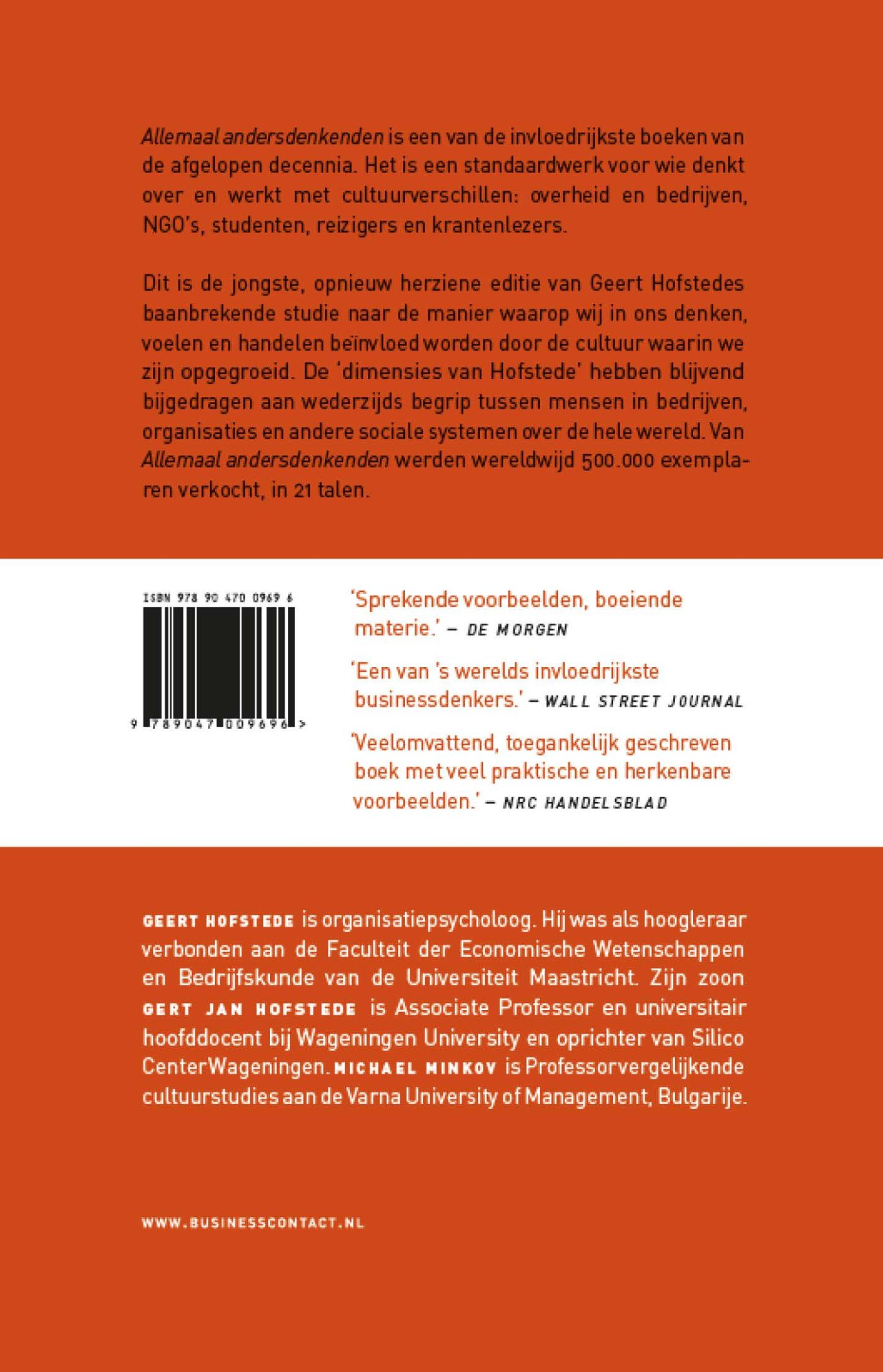 Achterkant van Allemaal andersdenkenden