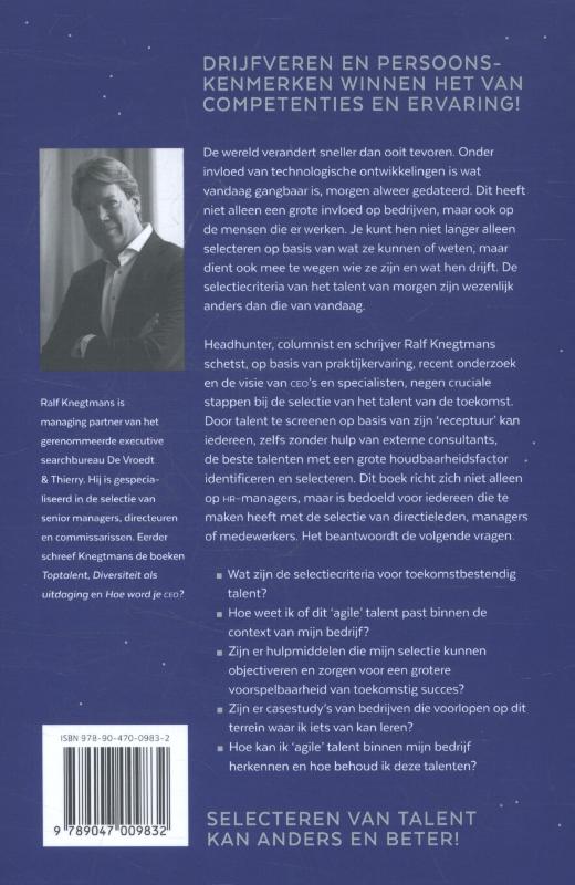 Achterkant van Agile talent