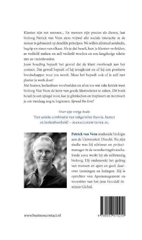 Achterkant van Verliefd op je klant