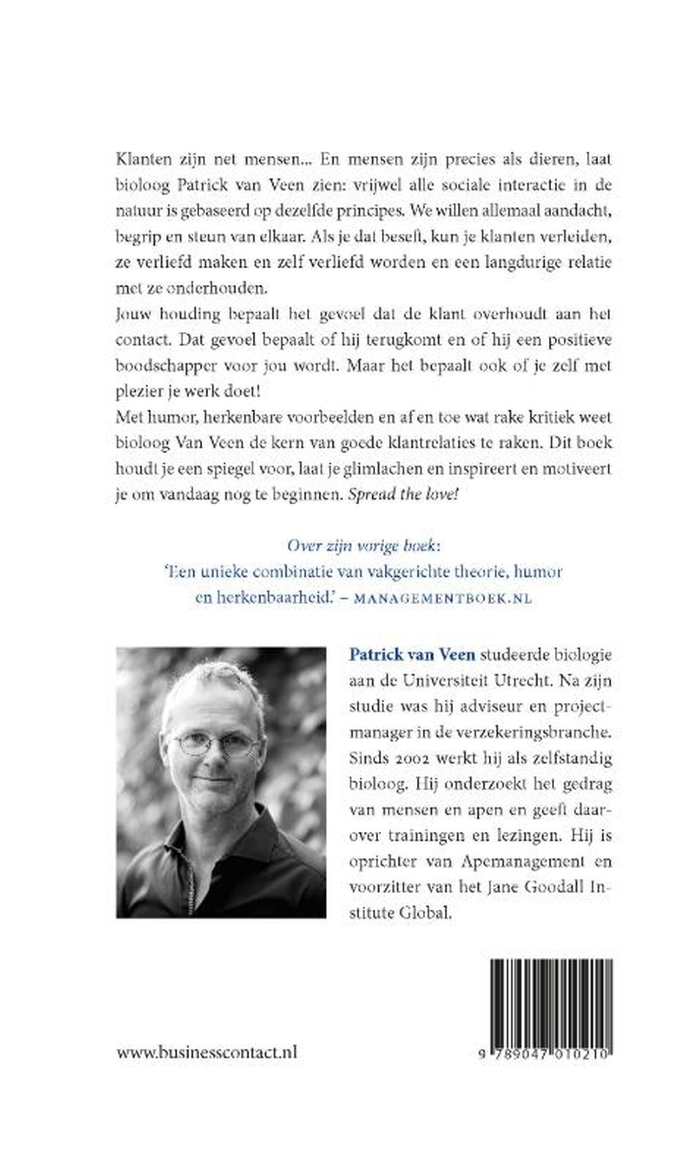 Achterkant van Verliefd op je klant