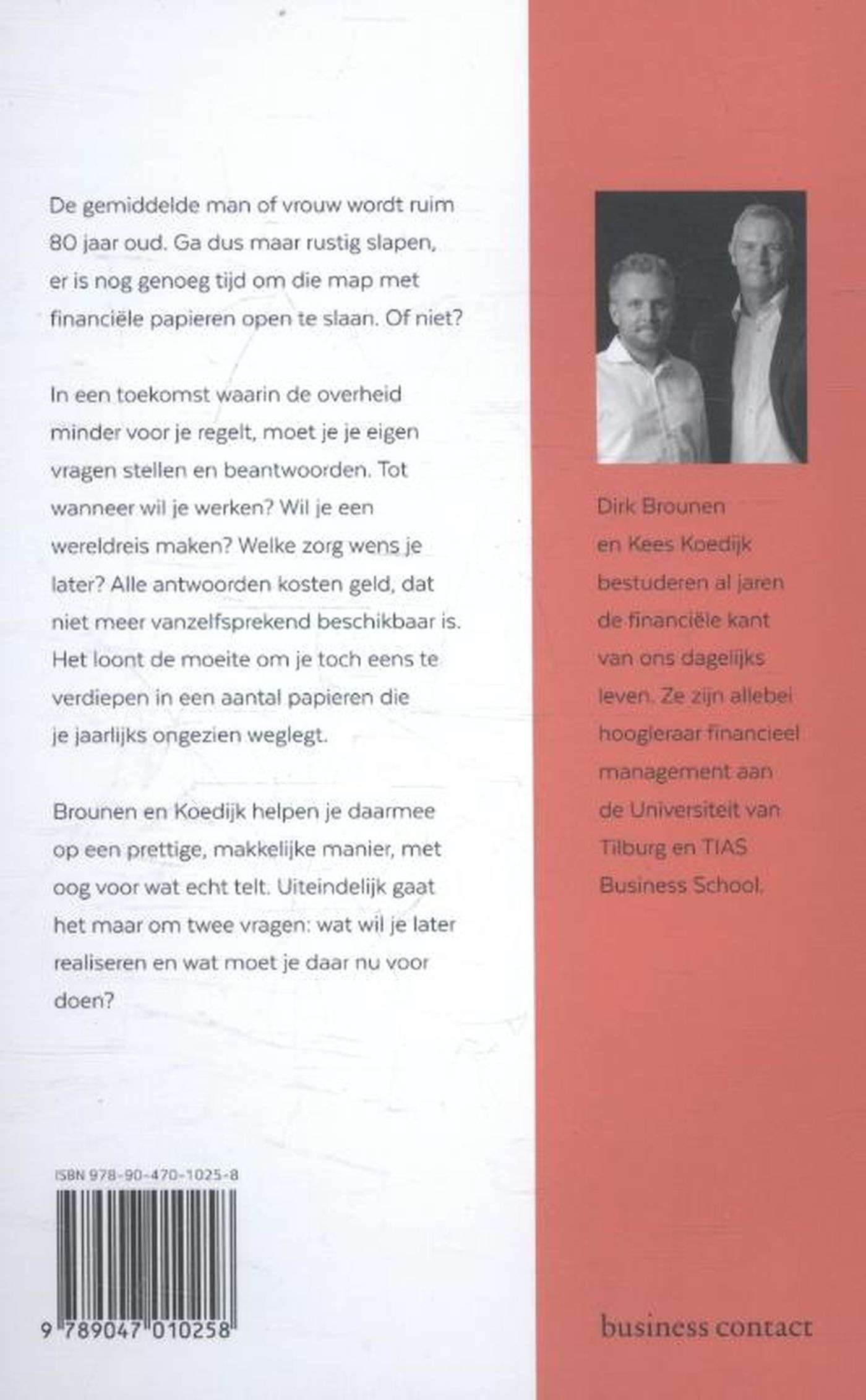 Achterkant van Nooit meer slapend arm