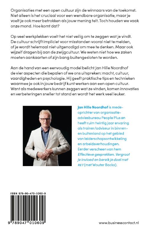 Achterkant van Waarom zeggen we niet wat we vinden?
