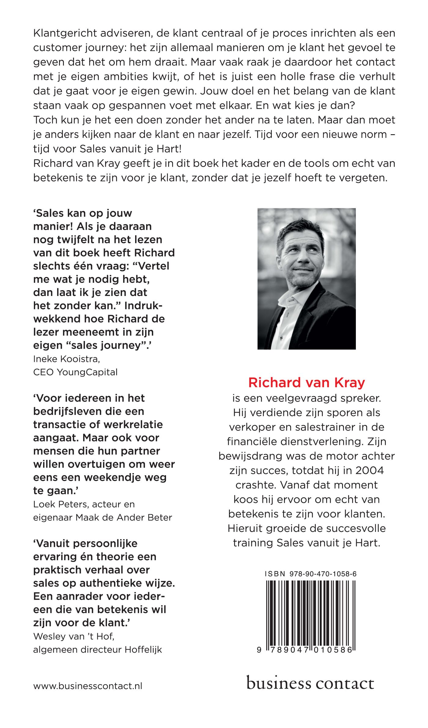 Achterkant van Sales vanuit je Hart