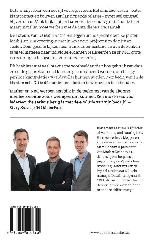 Achterkant van De relatie-economie