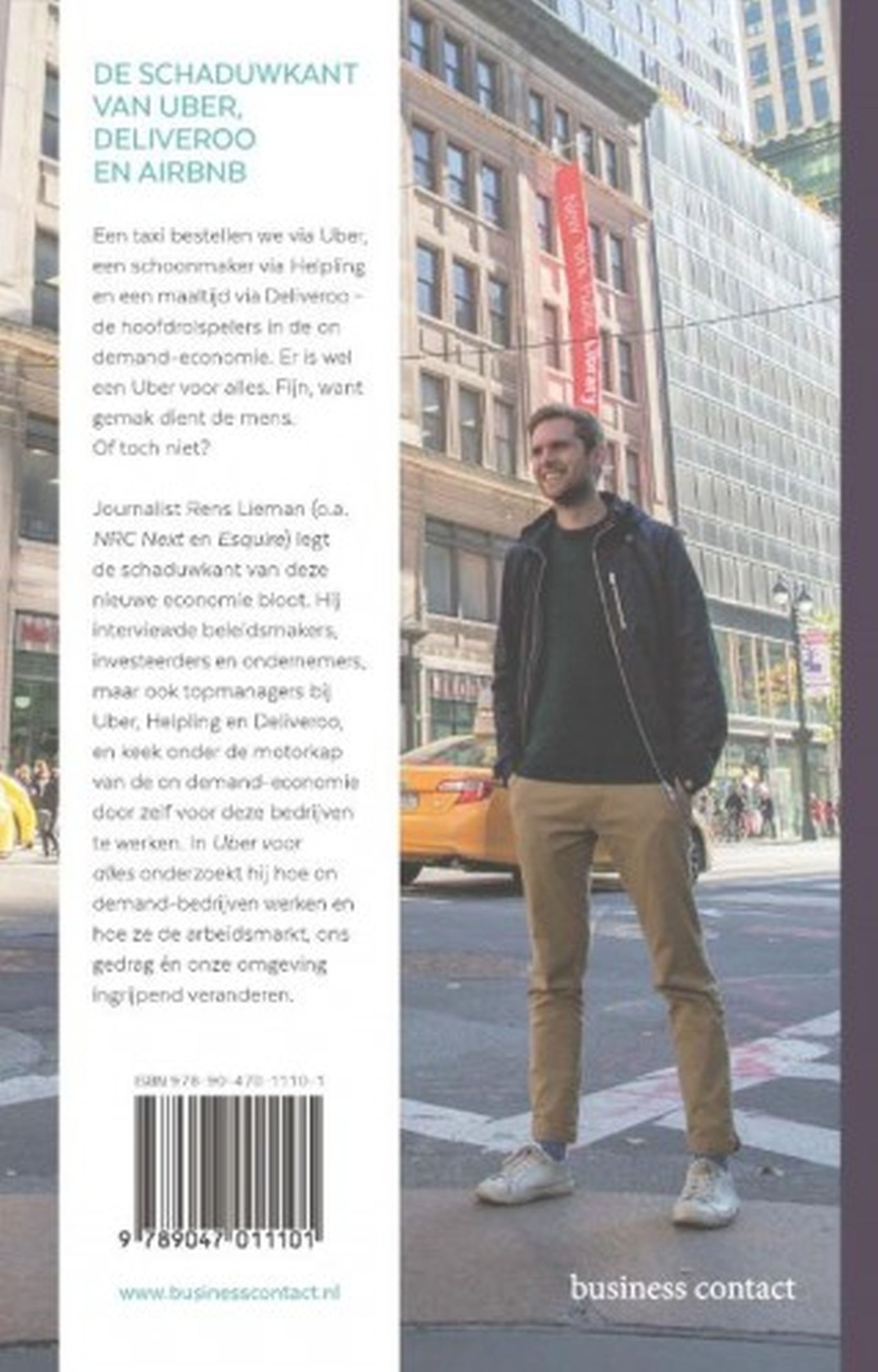 Achterkant van Uber voor alles