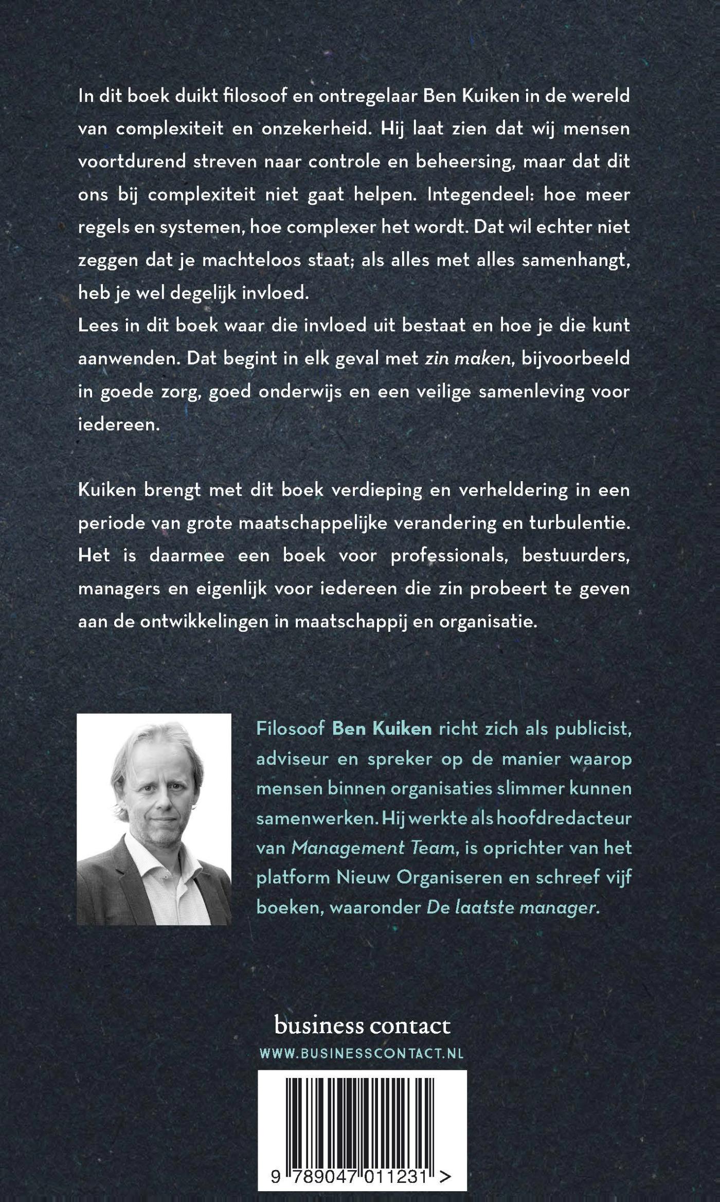 Achterkant van De Zinmakers