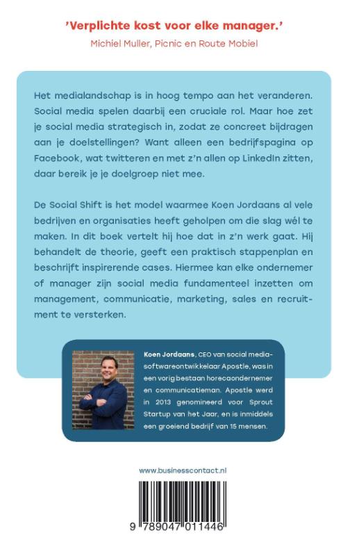 Achterkant van Social shift