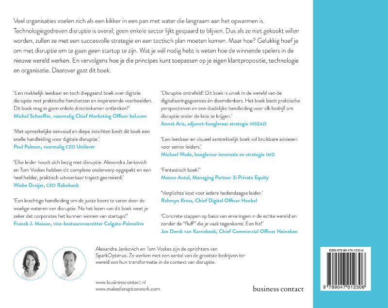 Achterkant van Make Disruption Work