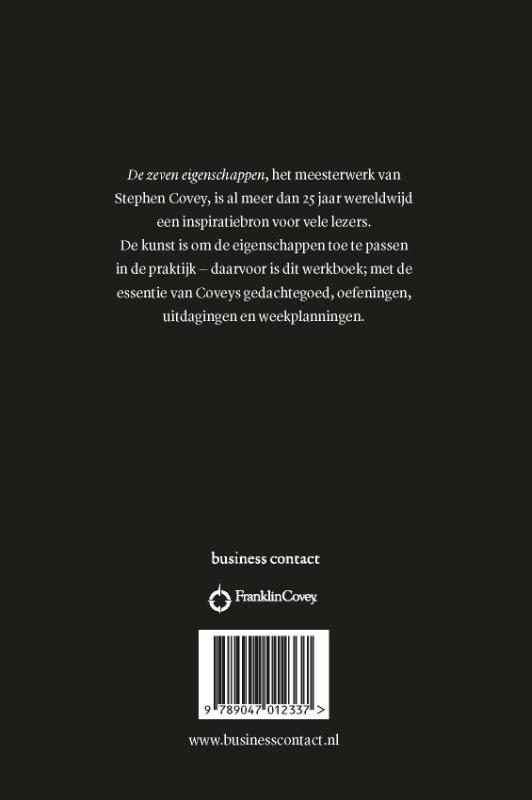 Achterkant van Werkboek