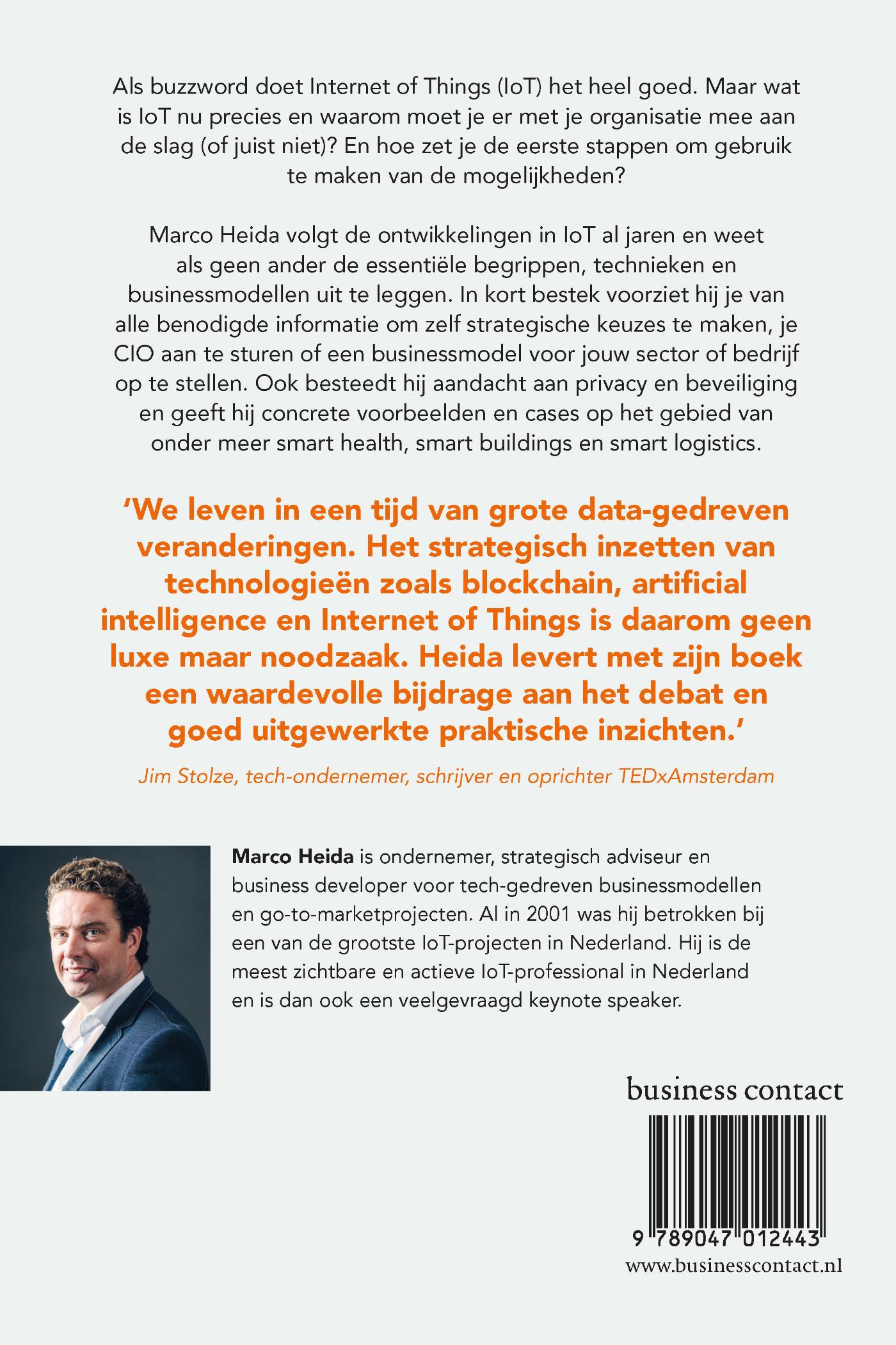 Achterkant van Waardecreatie met het Internet of Things