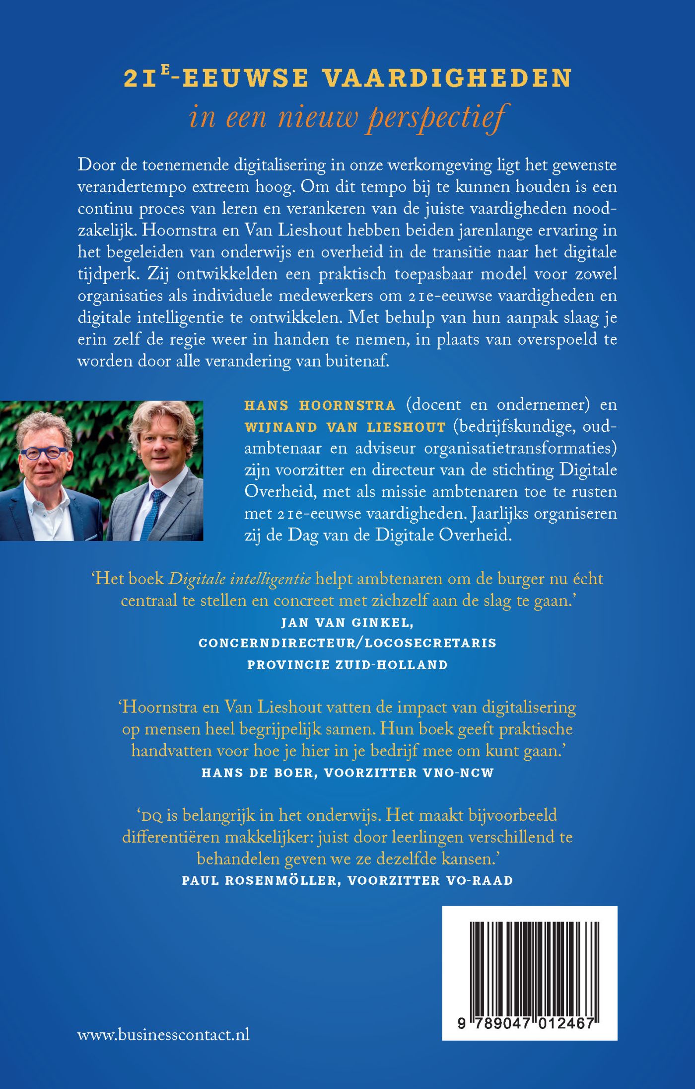 Achterkant van Digitale intelligentie