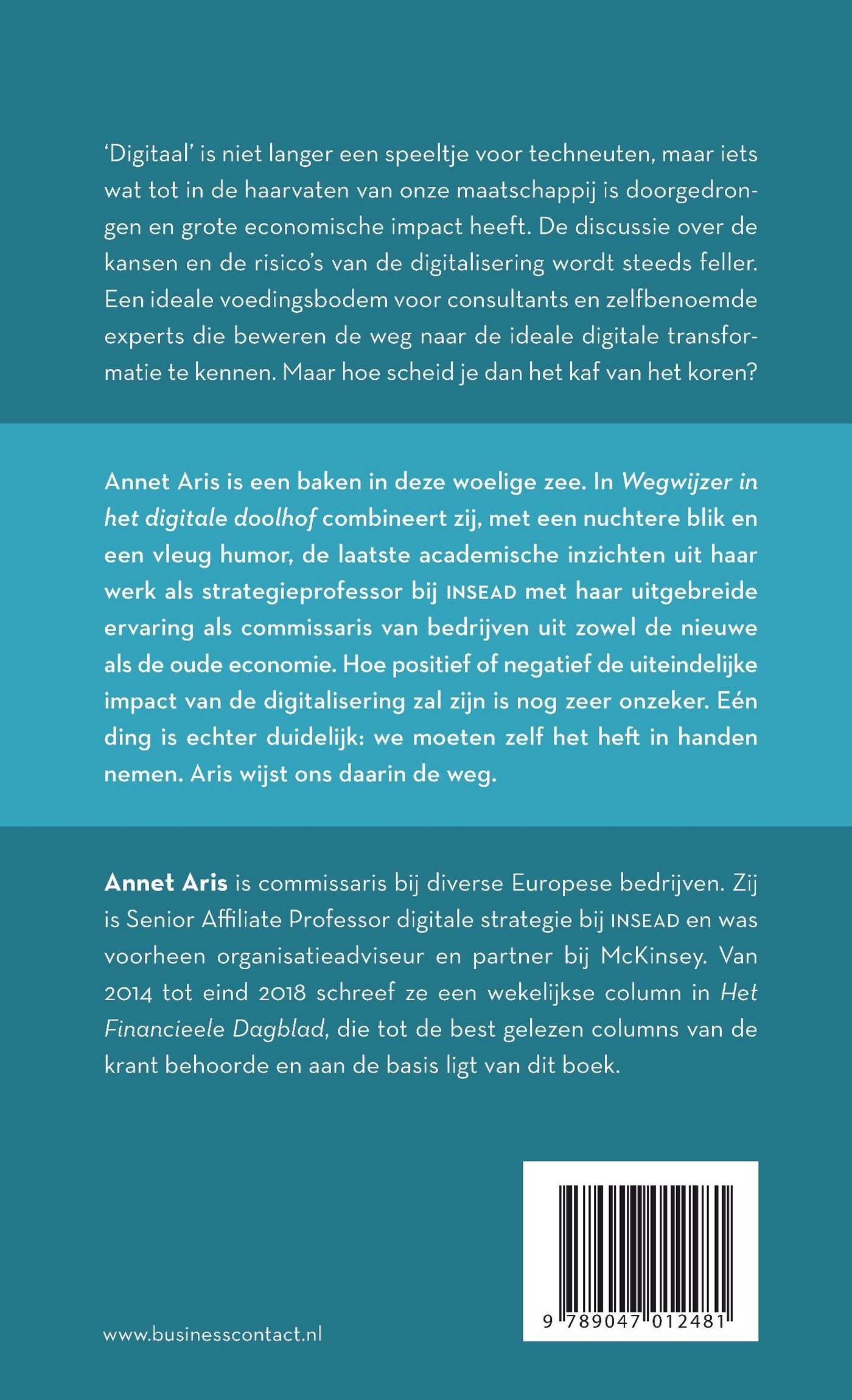 Achterkant van Wegwijzer in het digitale doolhof