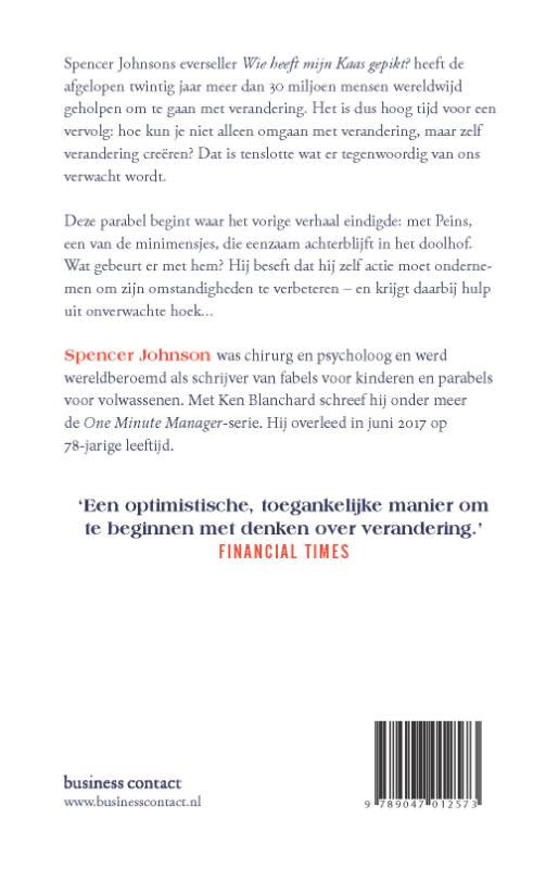 Achterkant van Breek los uit het Doolhof