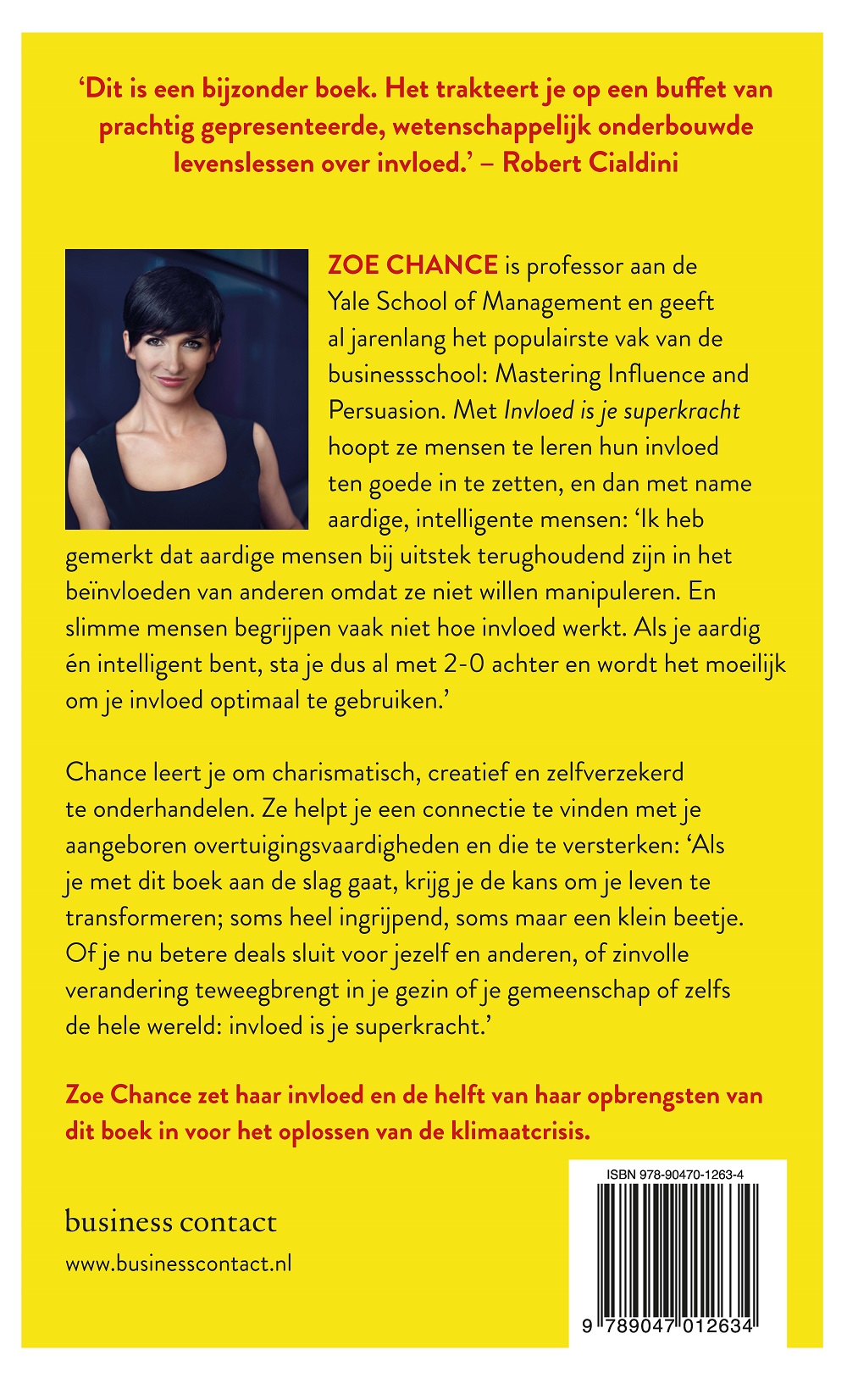 Achterkant van Invloed is je superkracht