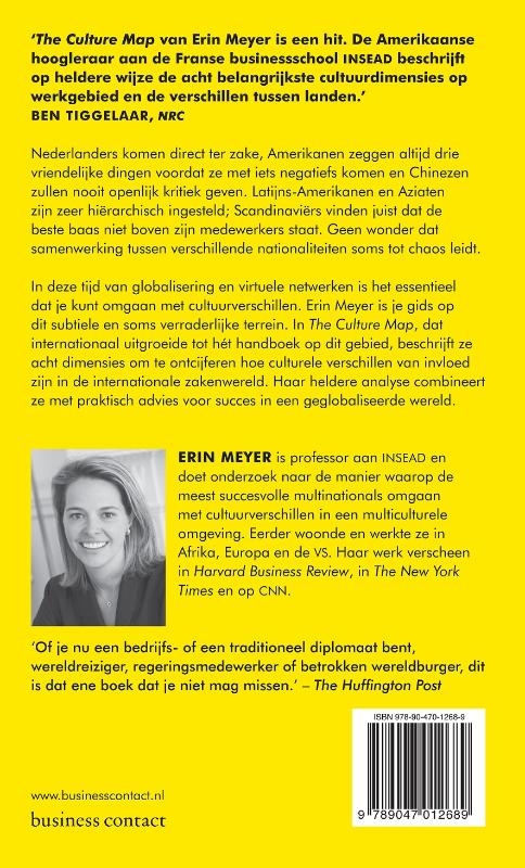 Achterkant van The Culture Map