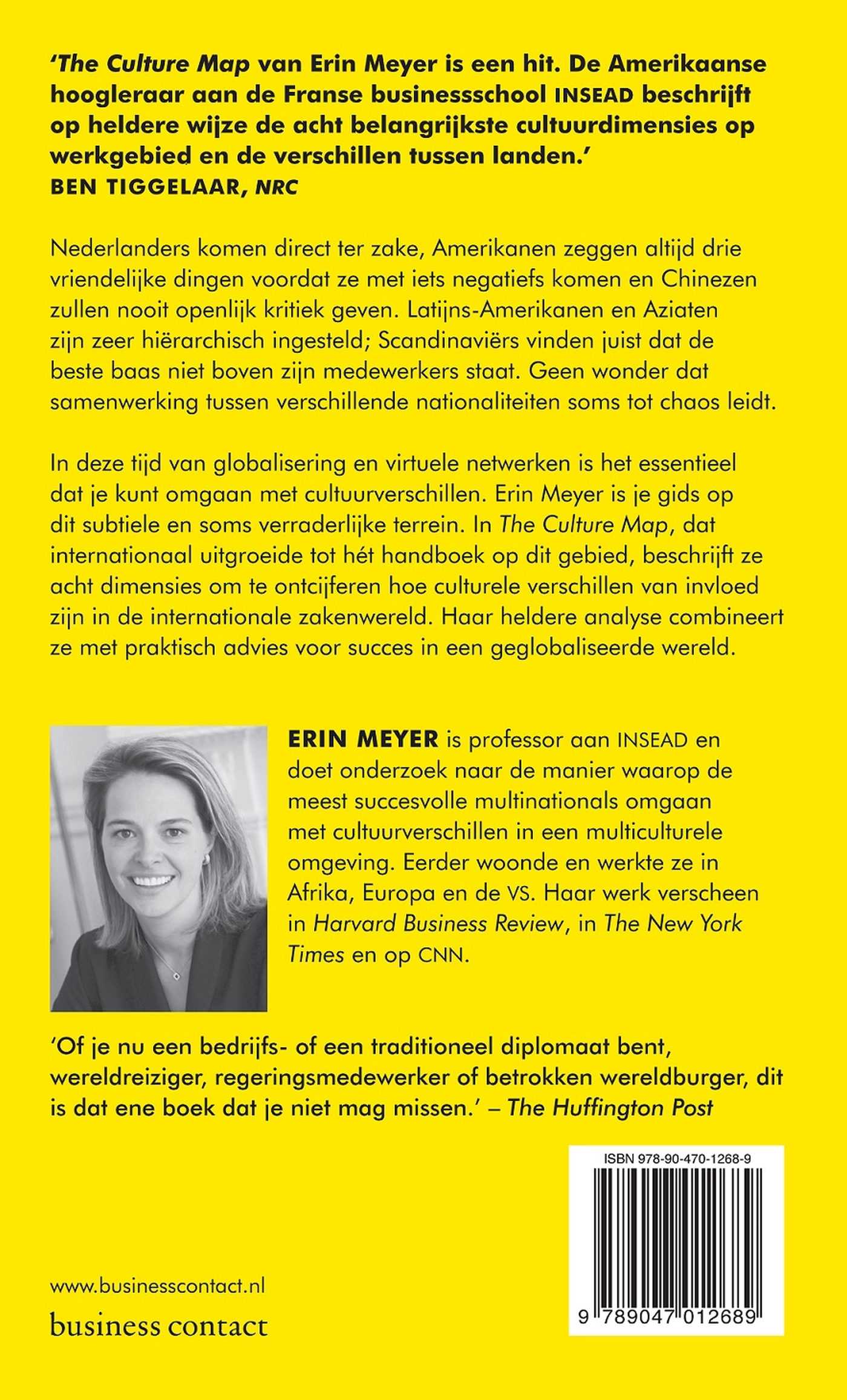 Achterkant van The Culture Map