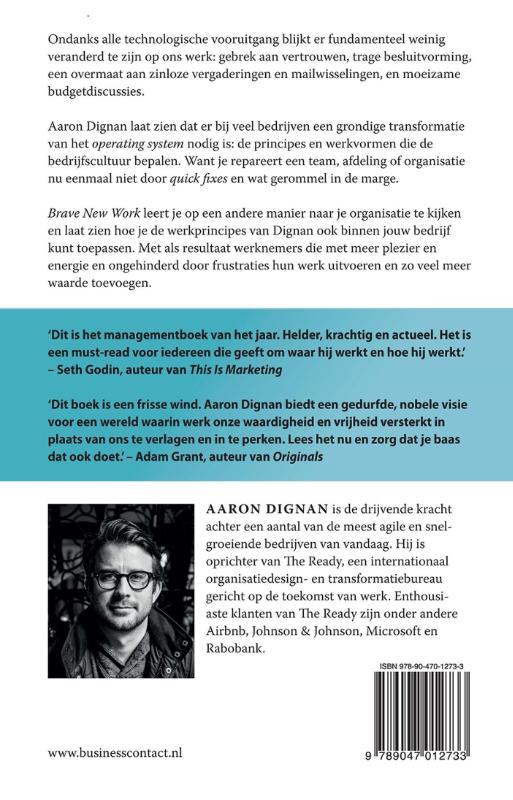 Achterkant van Brave New Work
