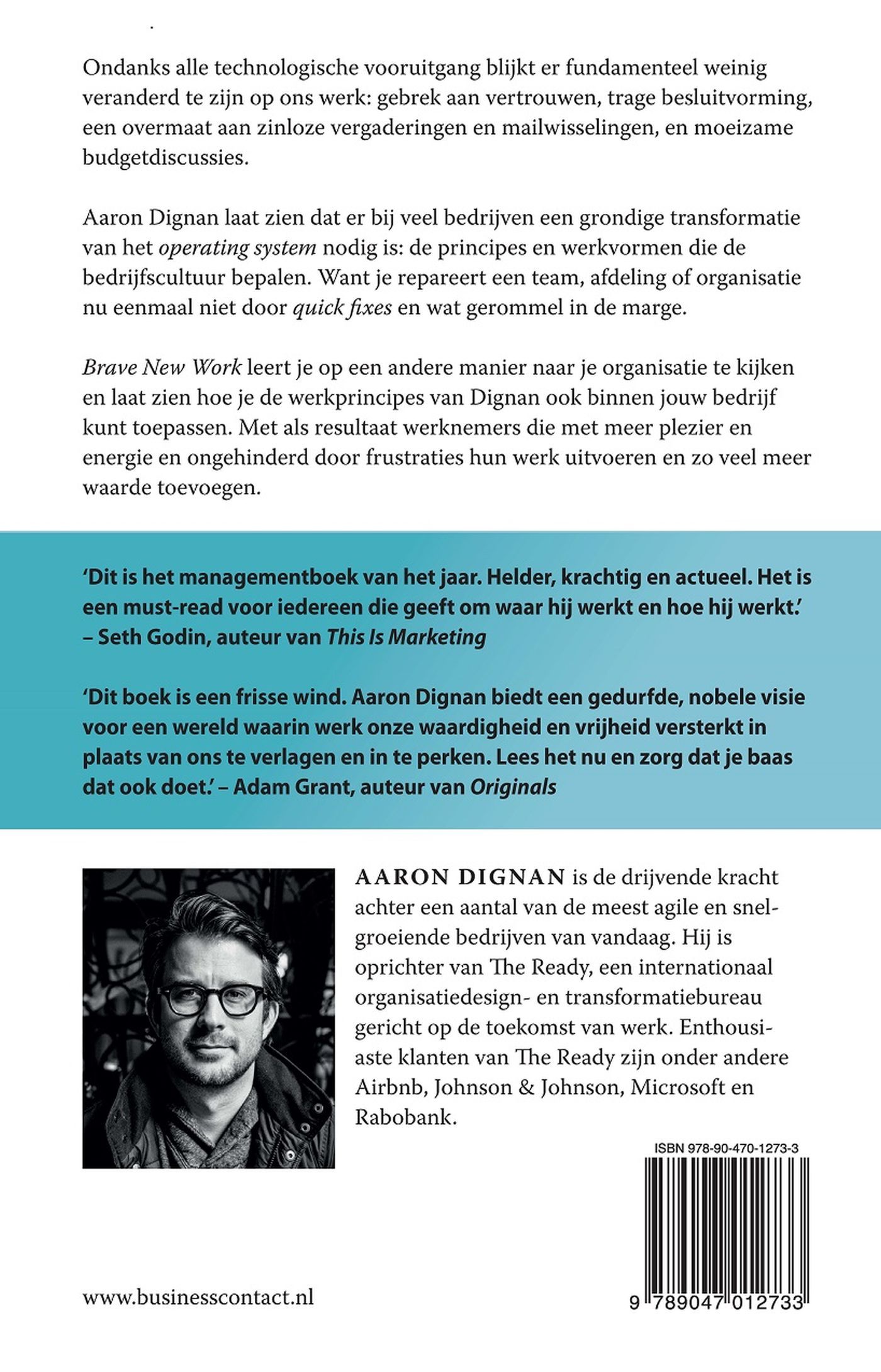 Achterkant van Brave New Work