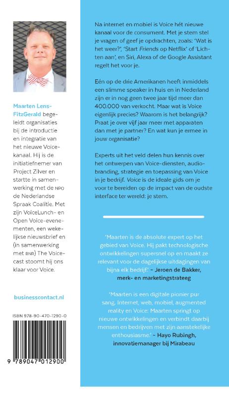 Achterkant van Voice