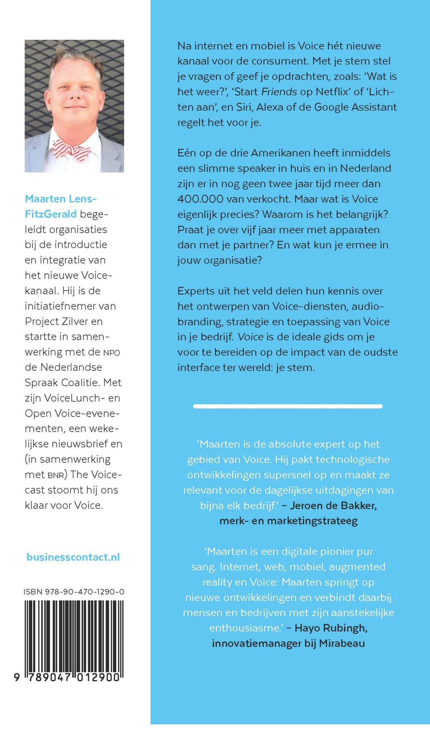Achterkant van Voice