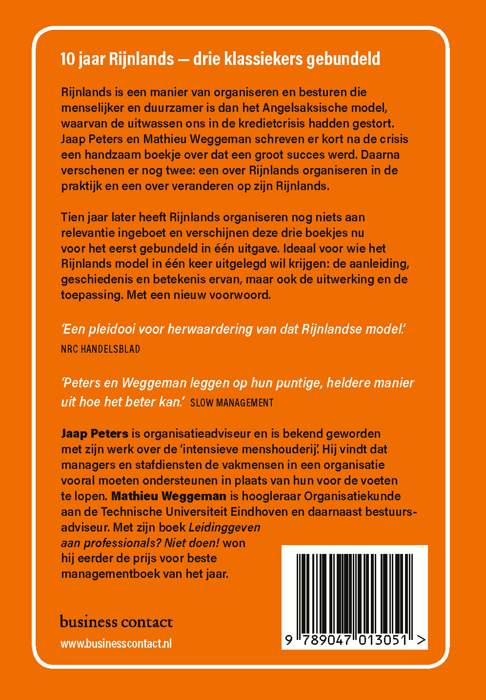 Achterkant van Het Grote Rijnlandboekje