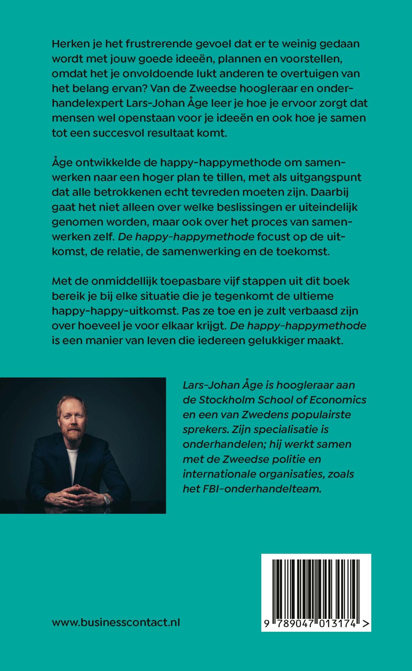 Achterkant van De happy-happymethode