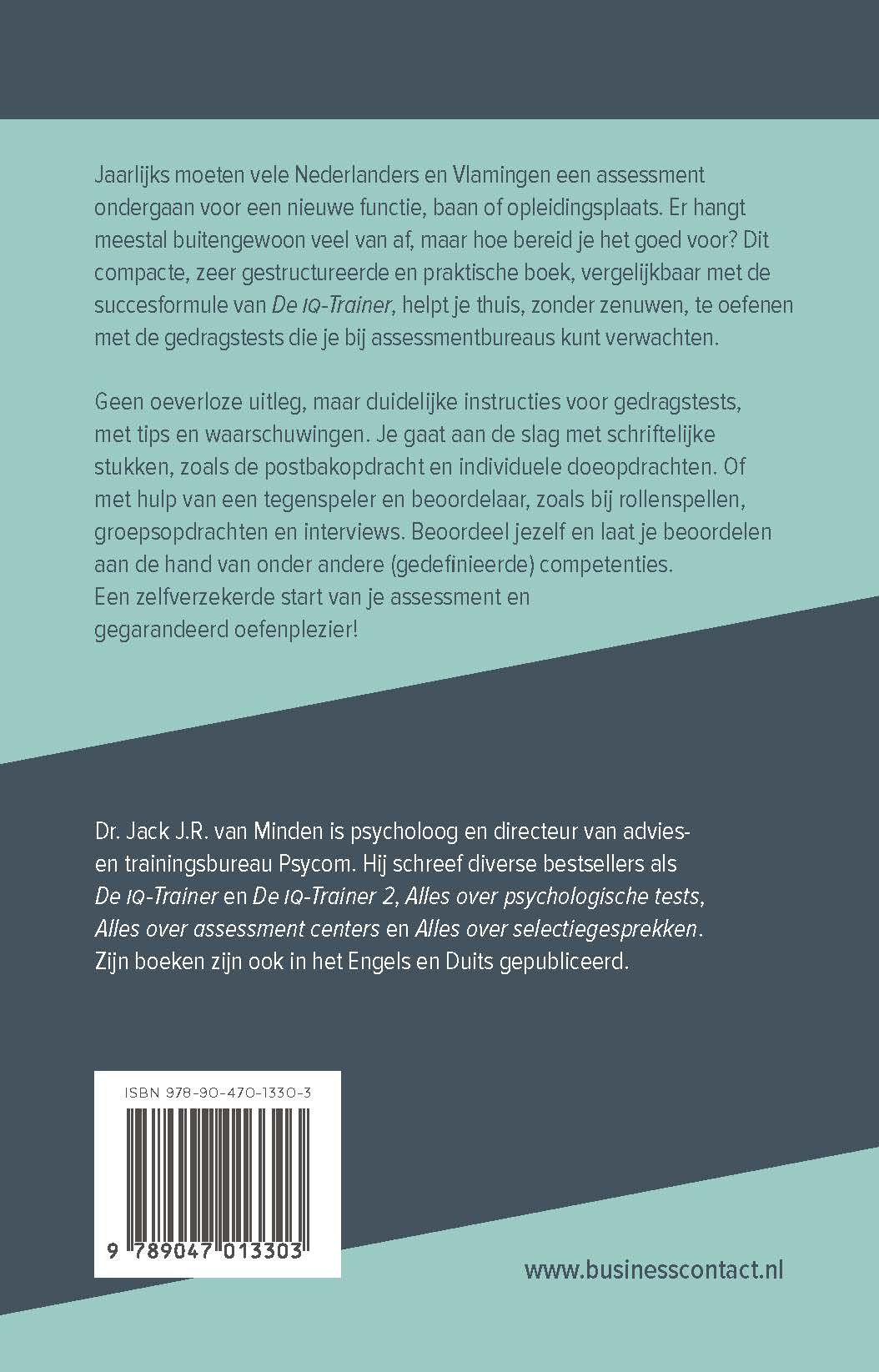 Achterkant van De Assessment Trainer