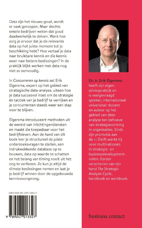 Achterkant van Concurreren op kennis