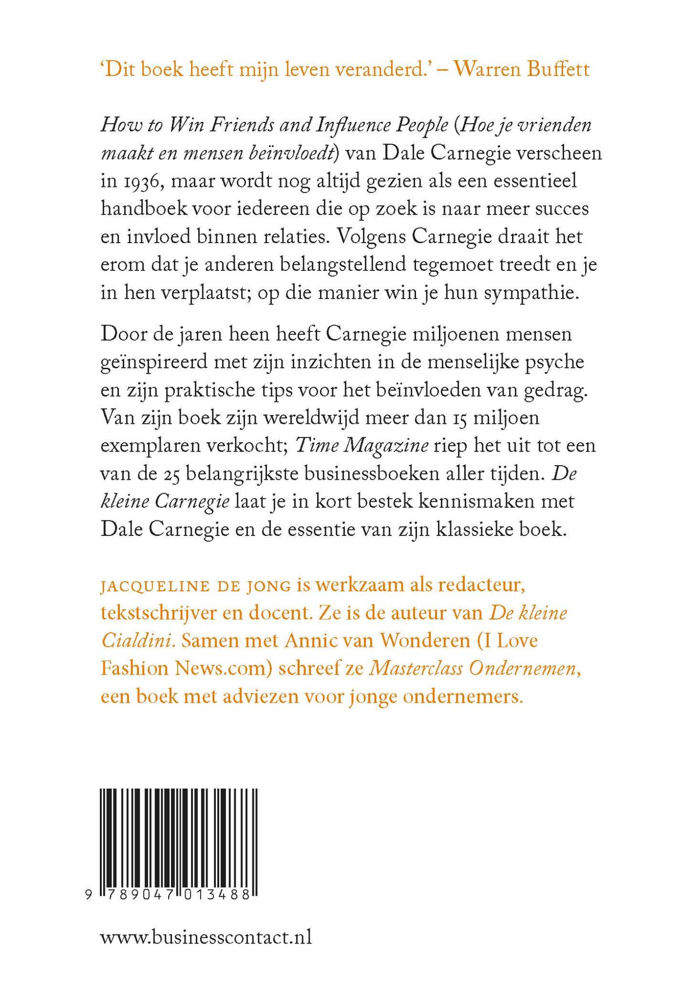 Achterkant van De kleine Carnegie