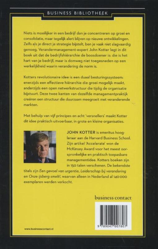 Achterkant van Versnellen!
