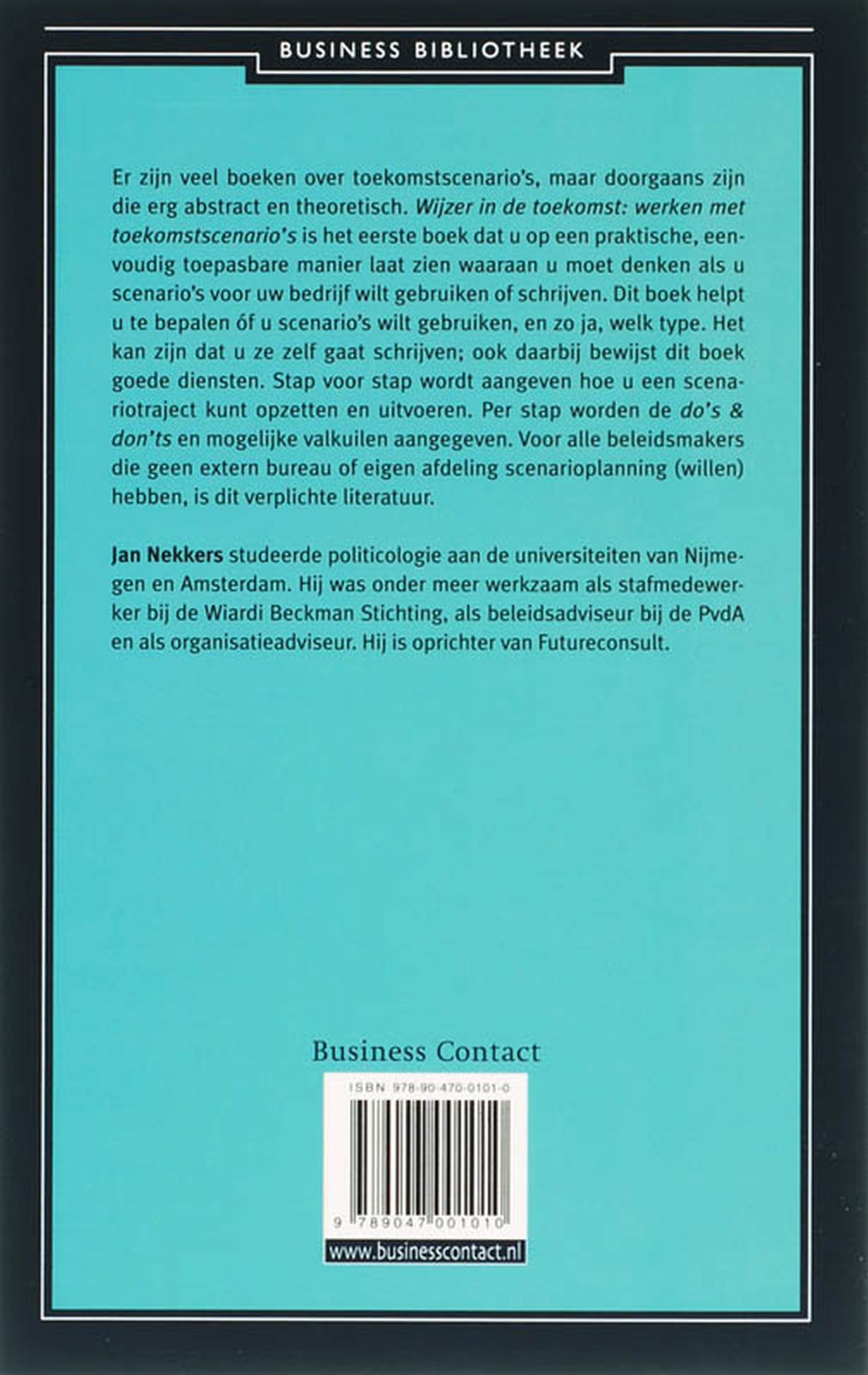Achterkant van Wijzer in de toekomst