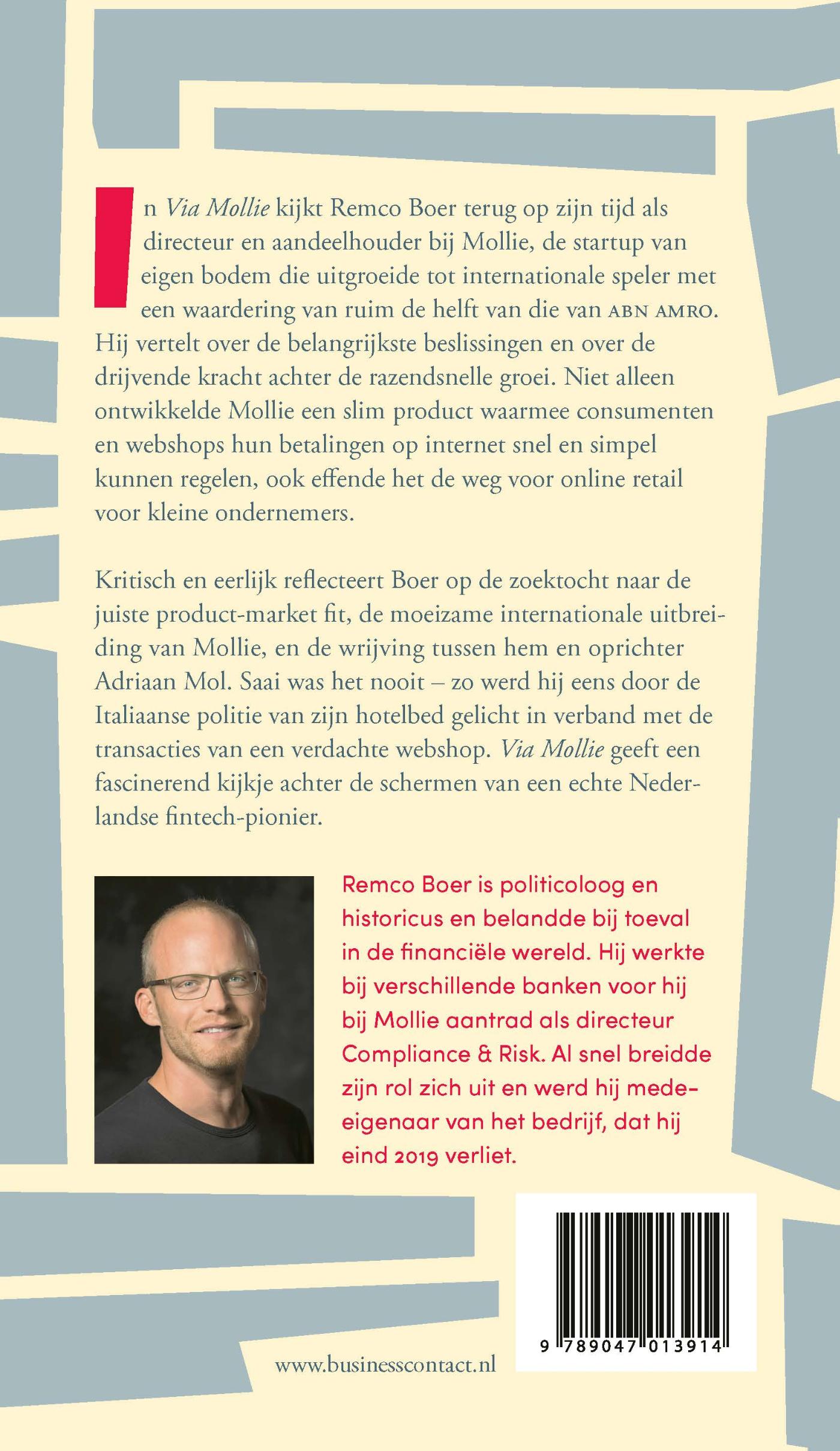 Achterkant van Via Mollie