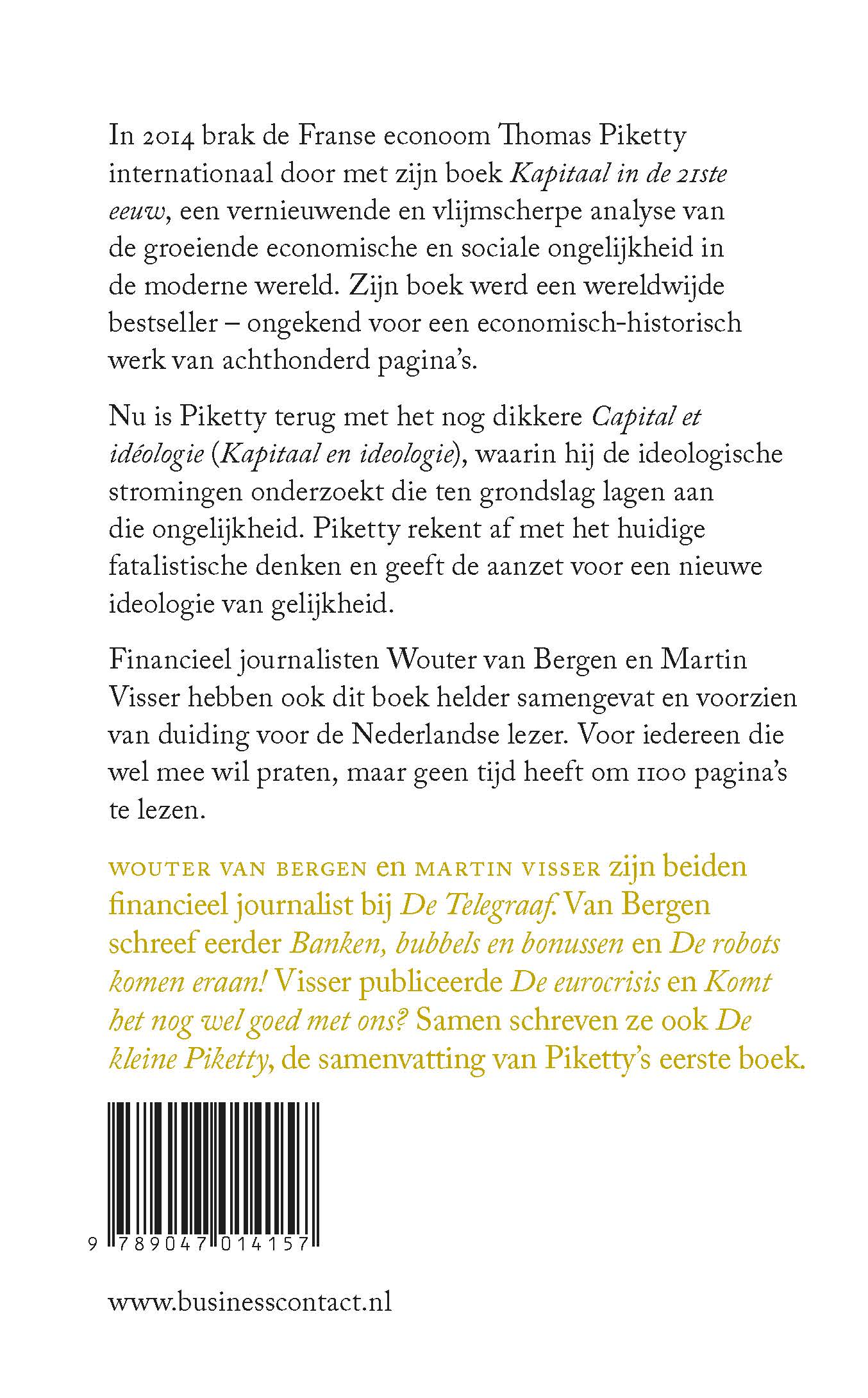 Achterkant van De kleine Piketty 2