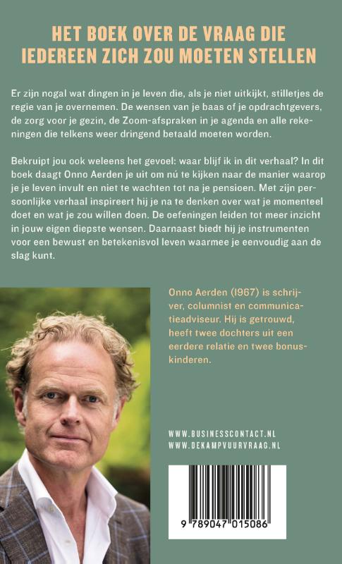Achterkant van De kampvuurvraag