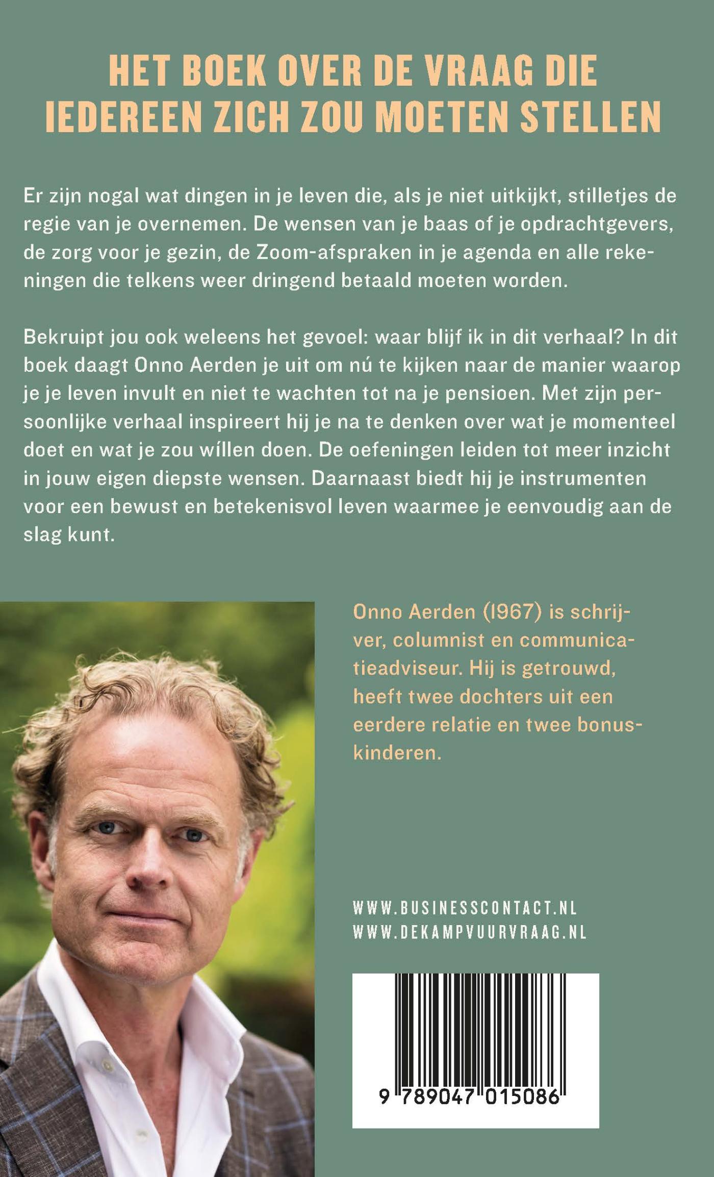 Achterkant van De kampvuurvraag
