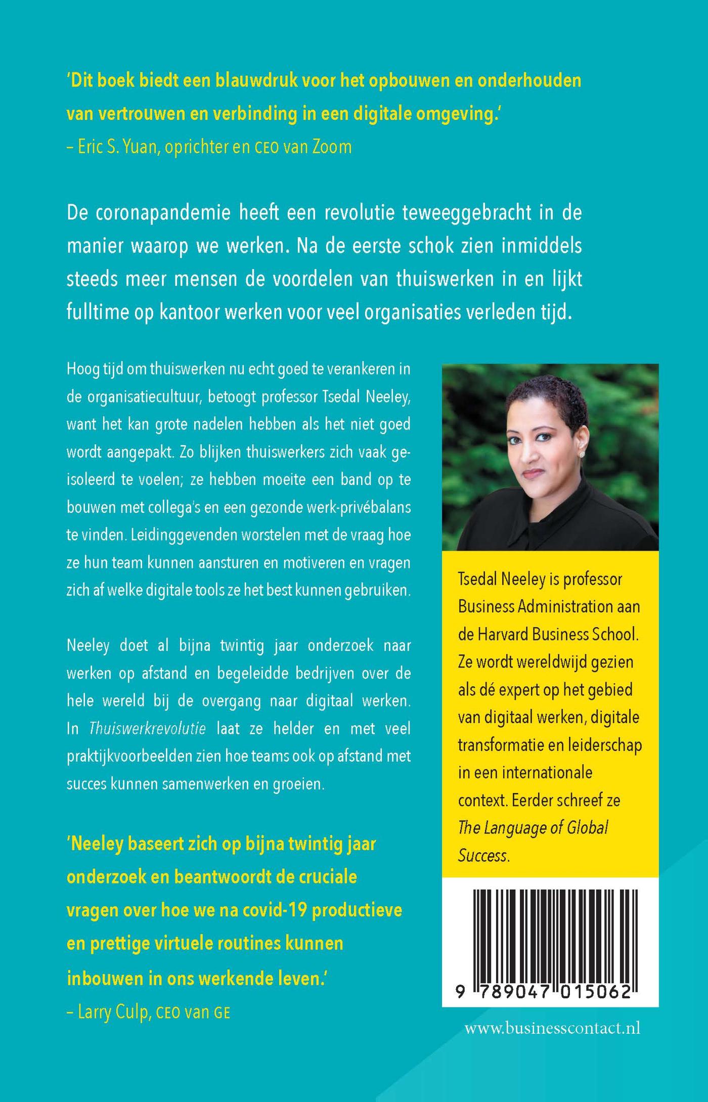 Achterkant van Thuiswerkrevolutie